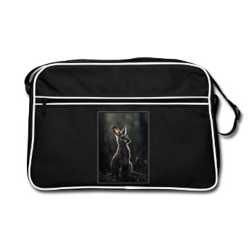 Wallabies Wallaby - Sac Retro - noir/blanc - Devant