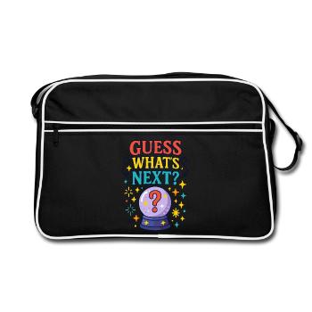 Devinez ce qui s’en vient - Sac Retro - noir/blanc - Devant
