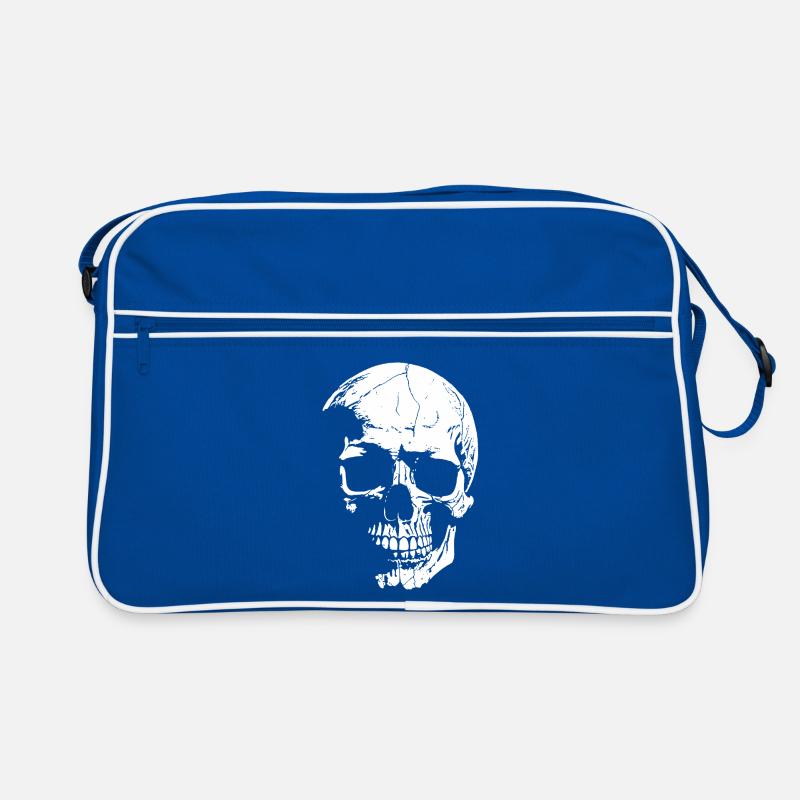 Skull High-Contrast Graphics Retro Bag