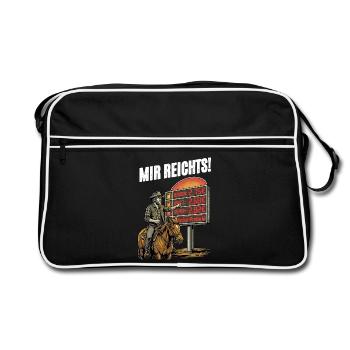 Prix du carburant pour le ravitaillement - Sac Retro - noir/blanc - Devant