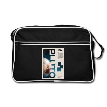 Plutonian Orbit Poster - Retro Tasche - Schwarz/Weiß - Vorne