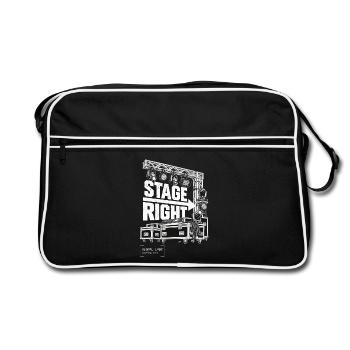 Signal Labs - Stage Right - Retro Tasche - Schwarz/Weiß - Vorne