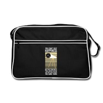 Astronomy Telescope Gift Science - Sac Retro - noir/blanc - Devant