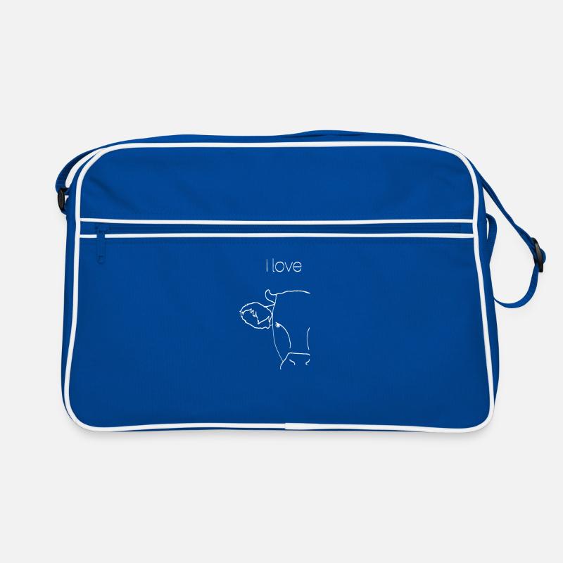 I love cows Retro Bag