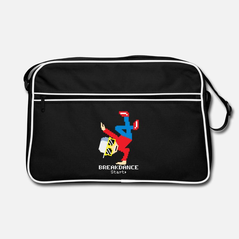 Pixel Breakdance B-Boy | Retro 8-Bit Hip Hop Retro Bag