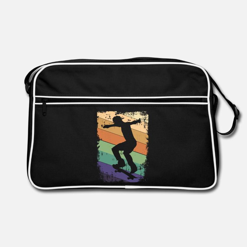 Skater Skateboard Retro Bag
