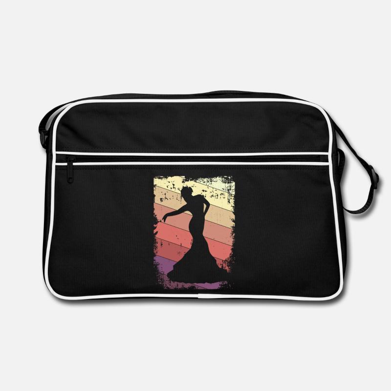 Dancing Dancer - Retro Bag - black/white