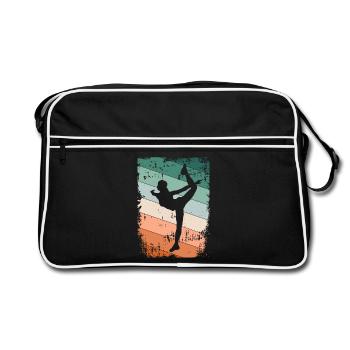 Ballerine danseuse - Sac Retro - noir/blanc - Devant
