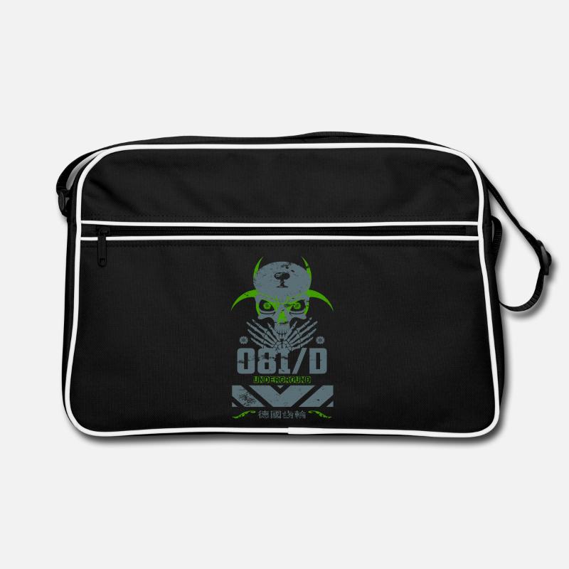 Underground Skull Retro Tasche