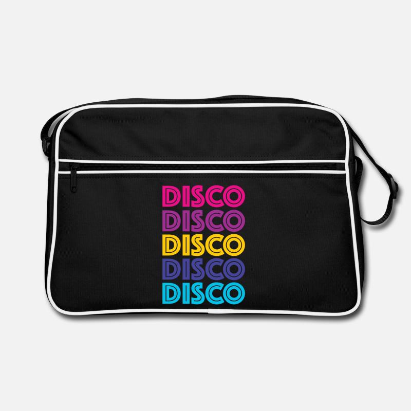 Disco Disco Disco - Retro Bag - black/white