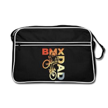 Papa BMX - Sac Retro - noir/blanc - Devant