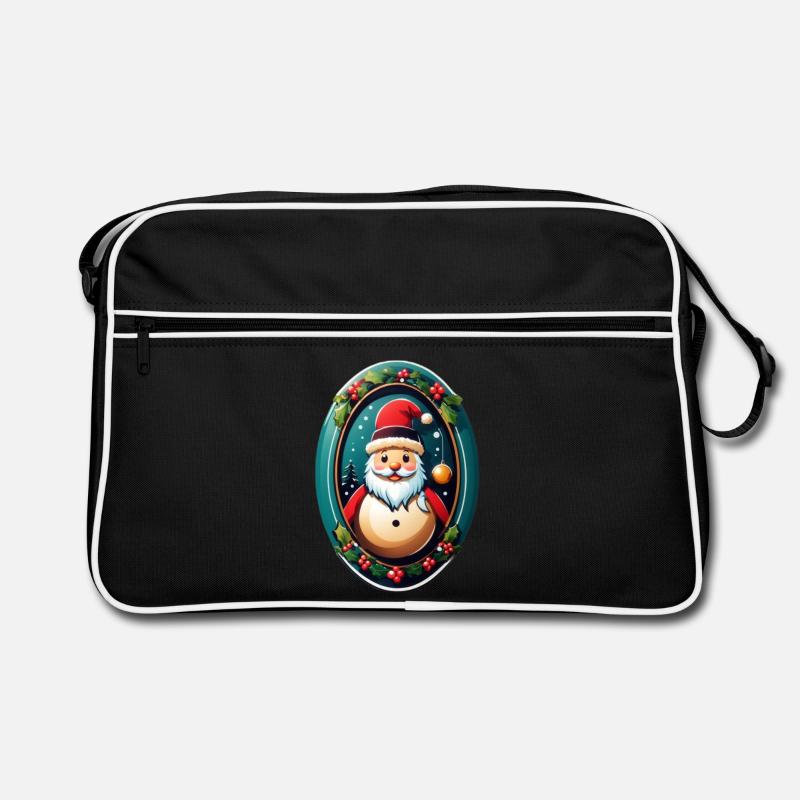 Weihnachtsmann Retro Tasche