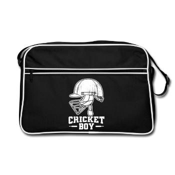 Cricket masculin - Sac Retro - noir/blanc - Devant