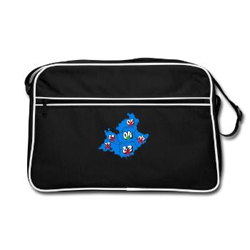 Région PACA - Sac Retro - noir/blanc - Devant