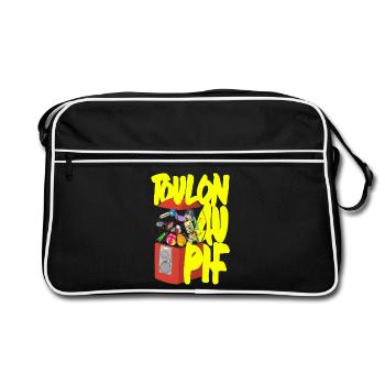 Toulon au Pif - Sac Retro - noir/blanc - Devant