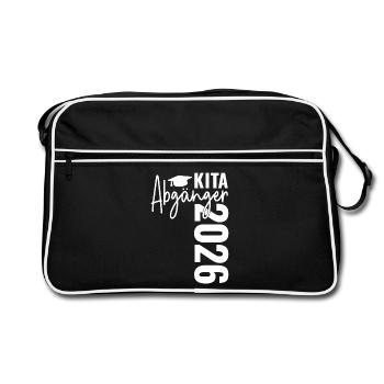 Daycare graduates 2026 - Retro Bag - black/white - Front