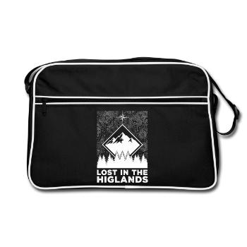 Lost In The Highlands - Retro Bag - black/white - Front