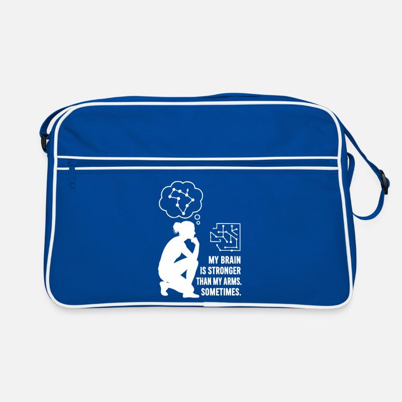 Bouldering like chess – head beats strength Retro Bag