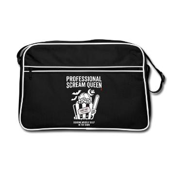 Scream Queen Halloween Chaos - Sac Retro - noir/blanc - Devant