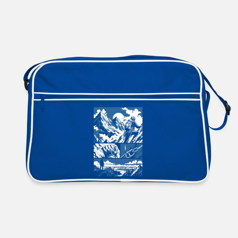 Climb Mountain Adventure Retro Tasche