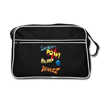 comic strip - Sac Retro - noir/blanc - Devant