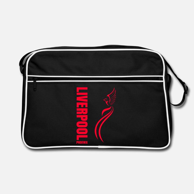 LIVERPOOL PHOENIX - Retro Tasche - Schwarz/Weiß