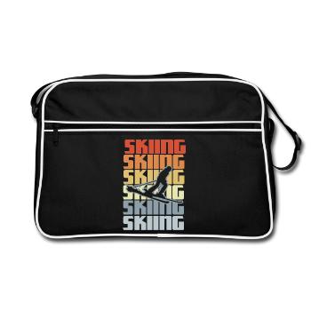 Skiing area - Retro Bag - black/white - Front