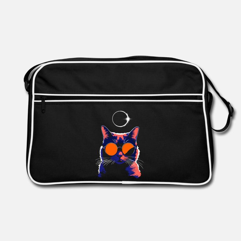 Katze Sonnenbrille Total Eclipse Cat Retro Tasche