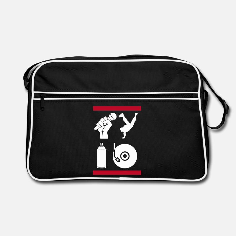 Les 4 éléments du hip-hop Sac Retro