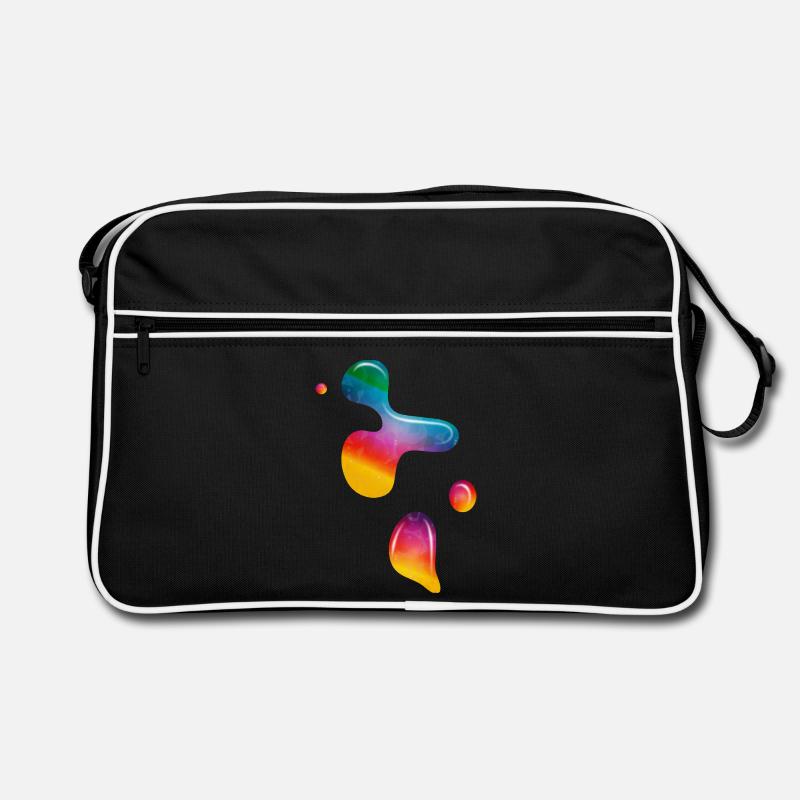 Flowing Paint Bubbles – Lava Lamp Magic Retro Bag