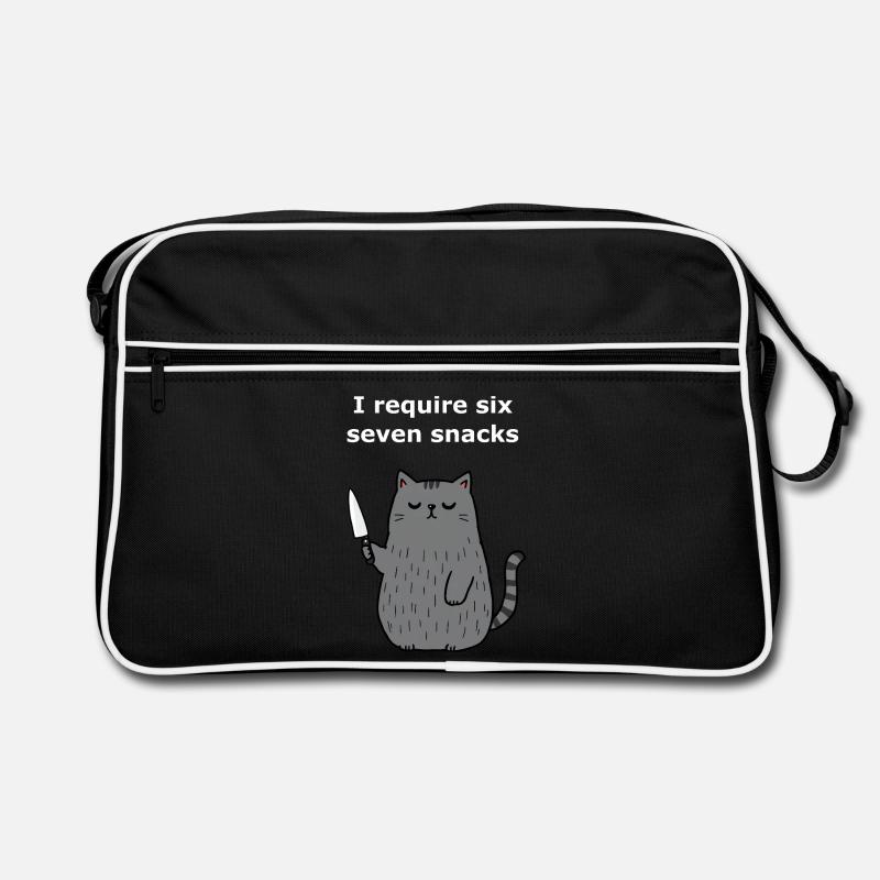 6-7 Mème Internet 6 7 Snack Cat Sac Retro