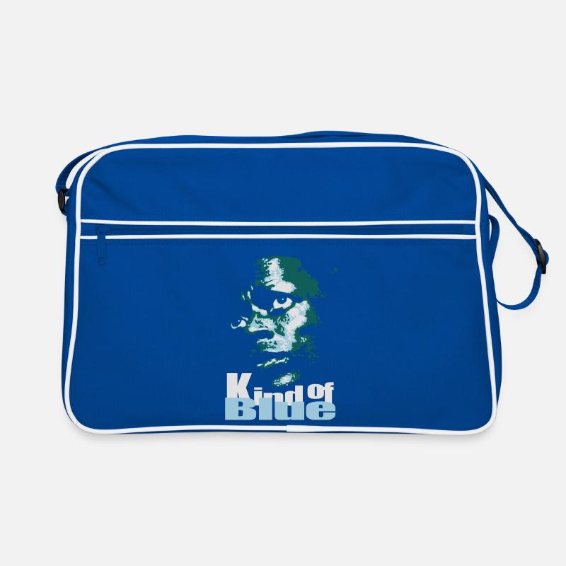Blauer Jazz Flex Retro Tasche