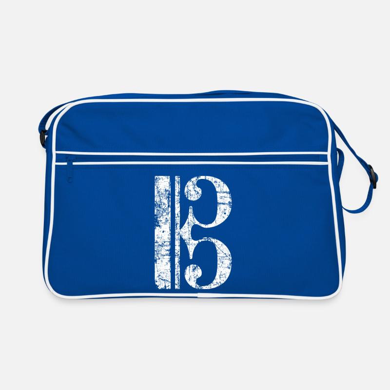 Violin key, tenor key, viola key Retro Bag