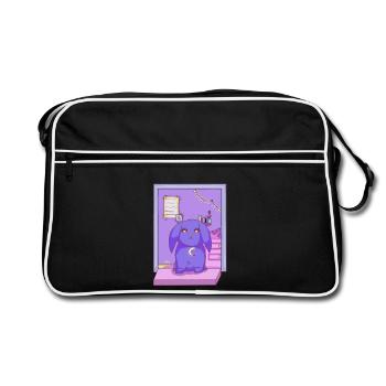 Lofi Vibe Bun - Retro Bag - black/white - Front