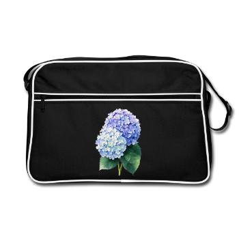 Hydrangea - Retro Bag - black/white - Front