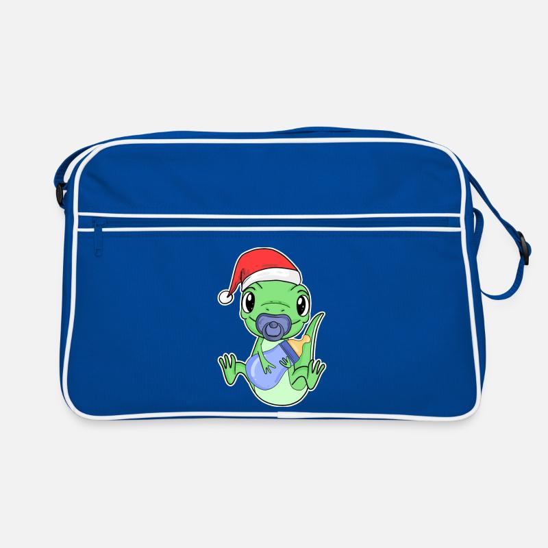Bébé Lézard Noël Sac Retro