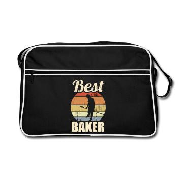 Funny Baker - Retro Bag - black/white - Front