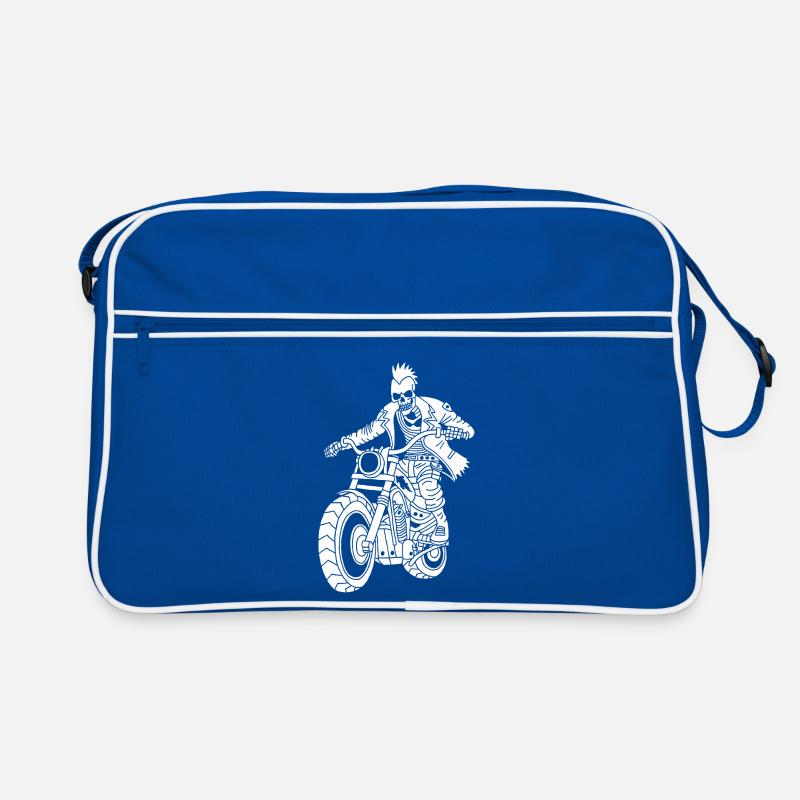 Hell Biker (Weiß) Retro Tasche