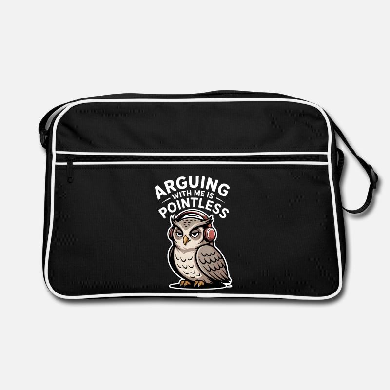 Arguing With Me Is Pointless Retro Bag