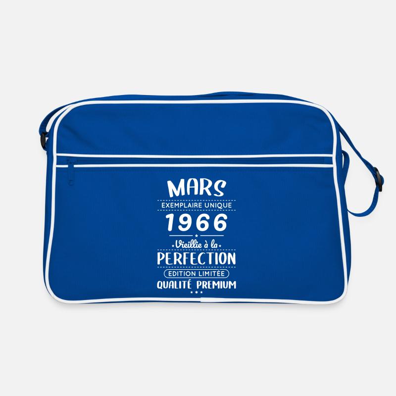 60-jähriges Jubiläum – März 1966 Perfektion Retro Tasche