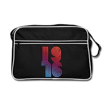 Millésime 1976 - Sac Retro - noir/blanc - Devant