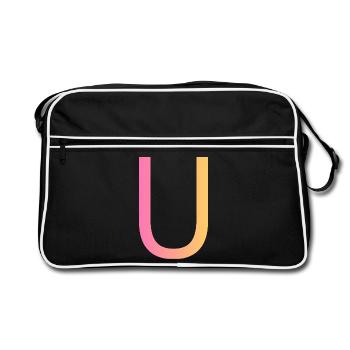 U - Sac Retro - noir/blanc - Devant