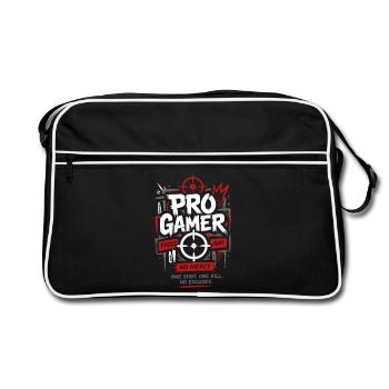 Gamer No Luck Street Style - Sac Retro - noir/blanc - Devant