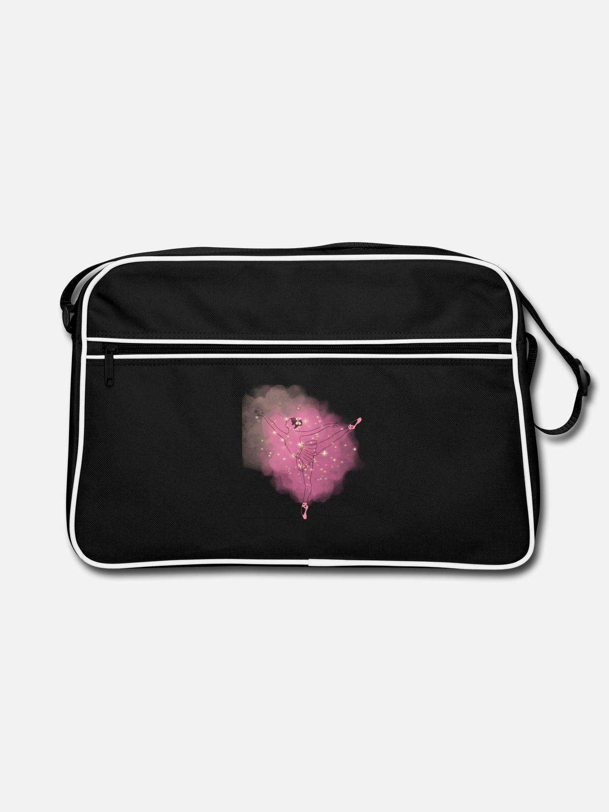 Ballerina - Retro Bag - black/white - Front
