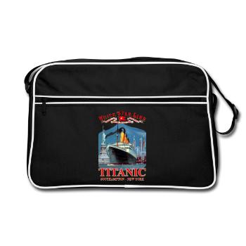 TITANIC NY Kreation Louis RUNEMBERG © Adagp - Retro Tasche - Schwarz/Weiß - Vorne