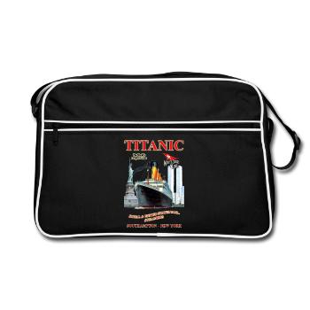 TITANIC SPIRIT KREATION LOUIS RUNEMBERG © Adagp - Retro Tasche - Schwarz/Weiß - Vorne