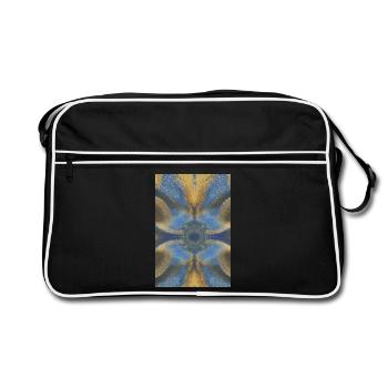 Formen und Muster - Retro Tasche - Schwarz/Weiß - Vorne