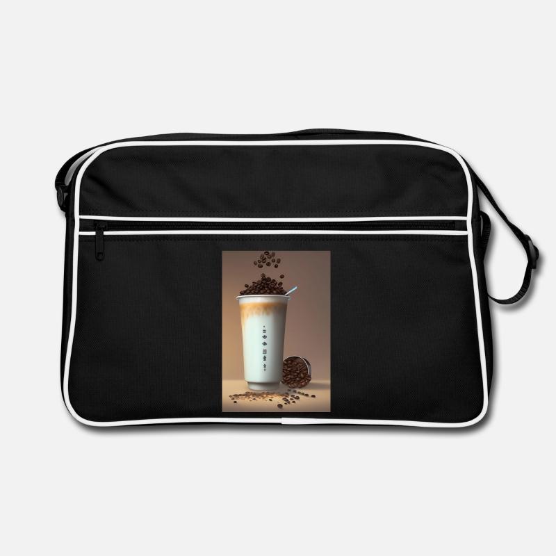 Kaffee, Kaffeebohnen Retro Tasche