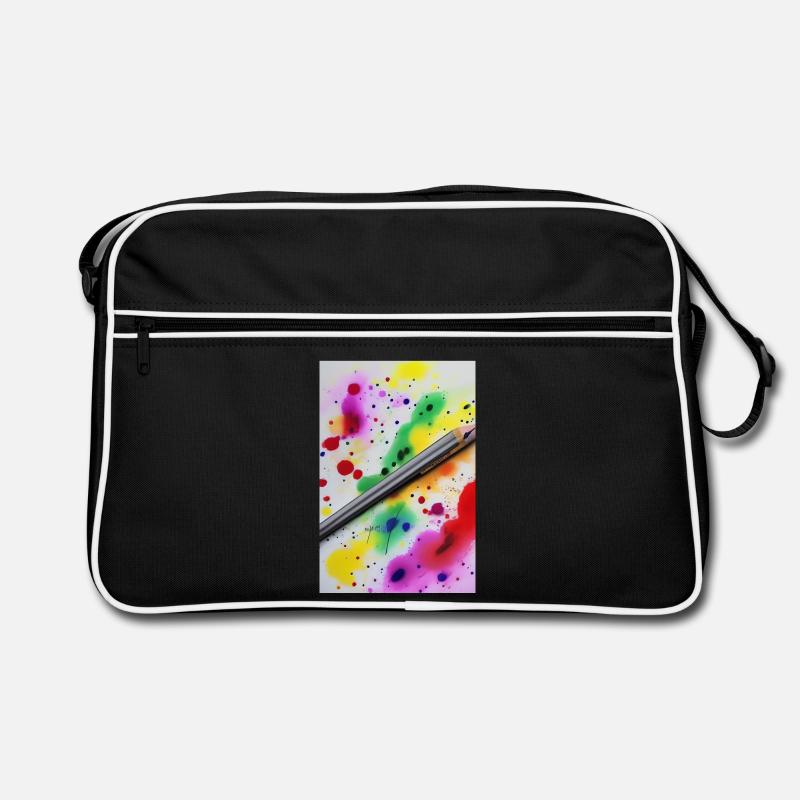 Éclaboussures de peinture Sac Retro