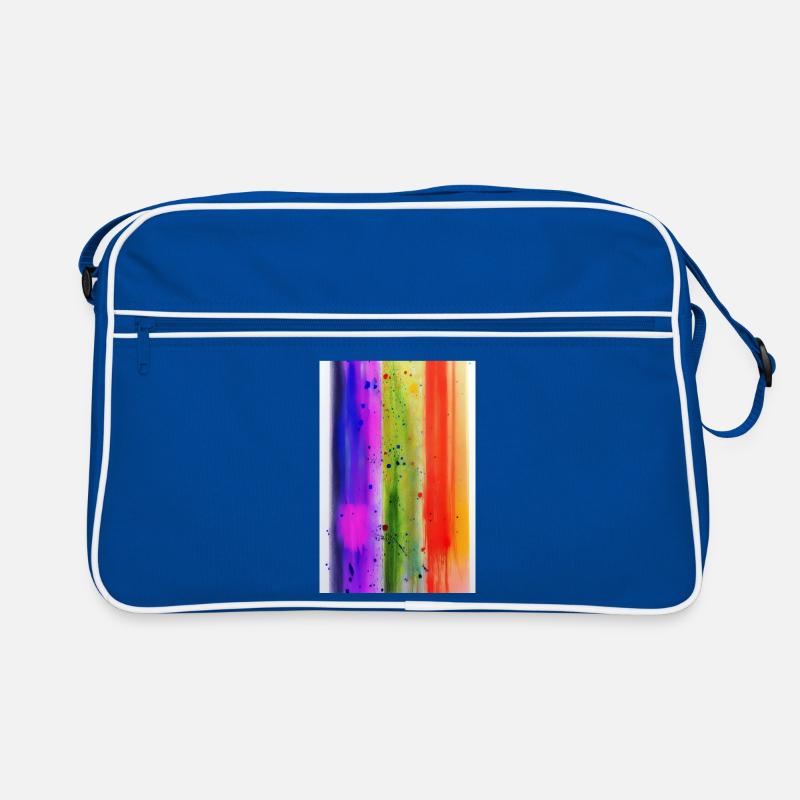 Farbspritzer Retro Tasche